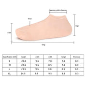 "Silky Soft Moisturizing Gel Heel Socks - Say Goodbye to Cracked Foot Skin with This Foot Care Miracle!"