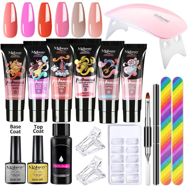 Nail Art Crystal Extension Gel Set