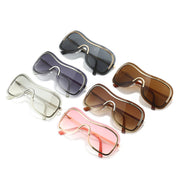 Women's Fashionable Metal Street Shot Sunglasses