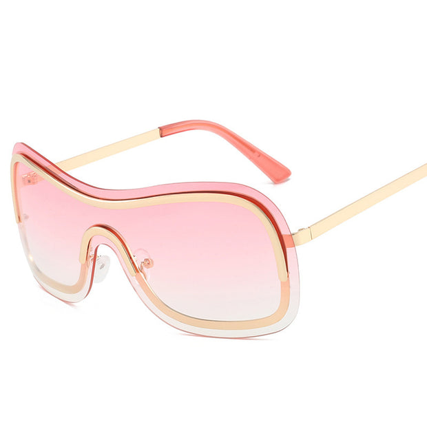 Women's Fashionable Metal Street Shot Sunglasses