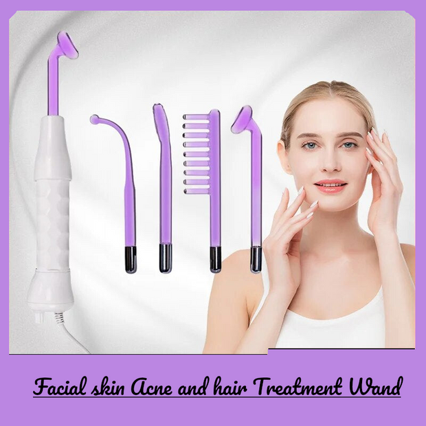 The Ultimate Electrotherapy Wand for Hair, Face, and Acne Treatment!