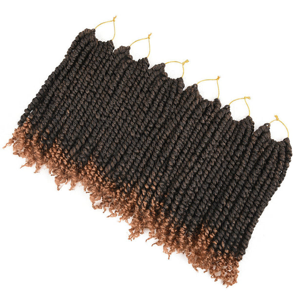 TOMO Pre-twisted Passion Twist Crochet African Dirty Braids Crochet Hair